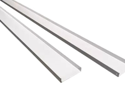 perfil de aluminio branco
