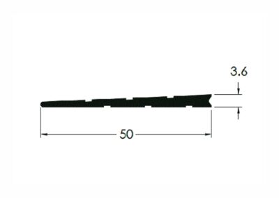 Contramarco de alumínio